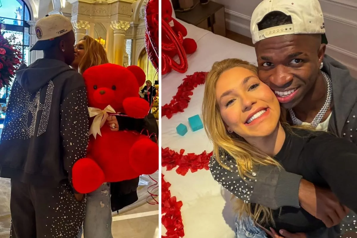 Assumiram! Virginia Fonseca e Vini Jr. posam em clima de romance