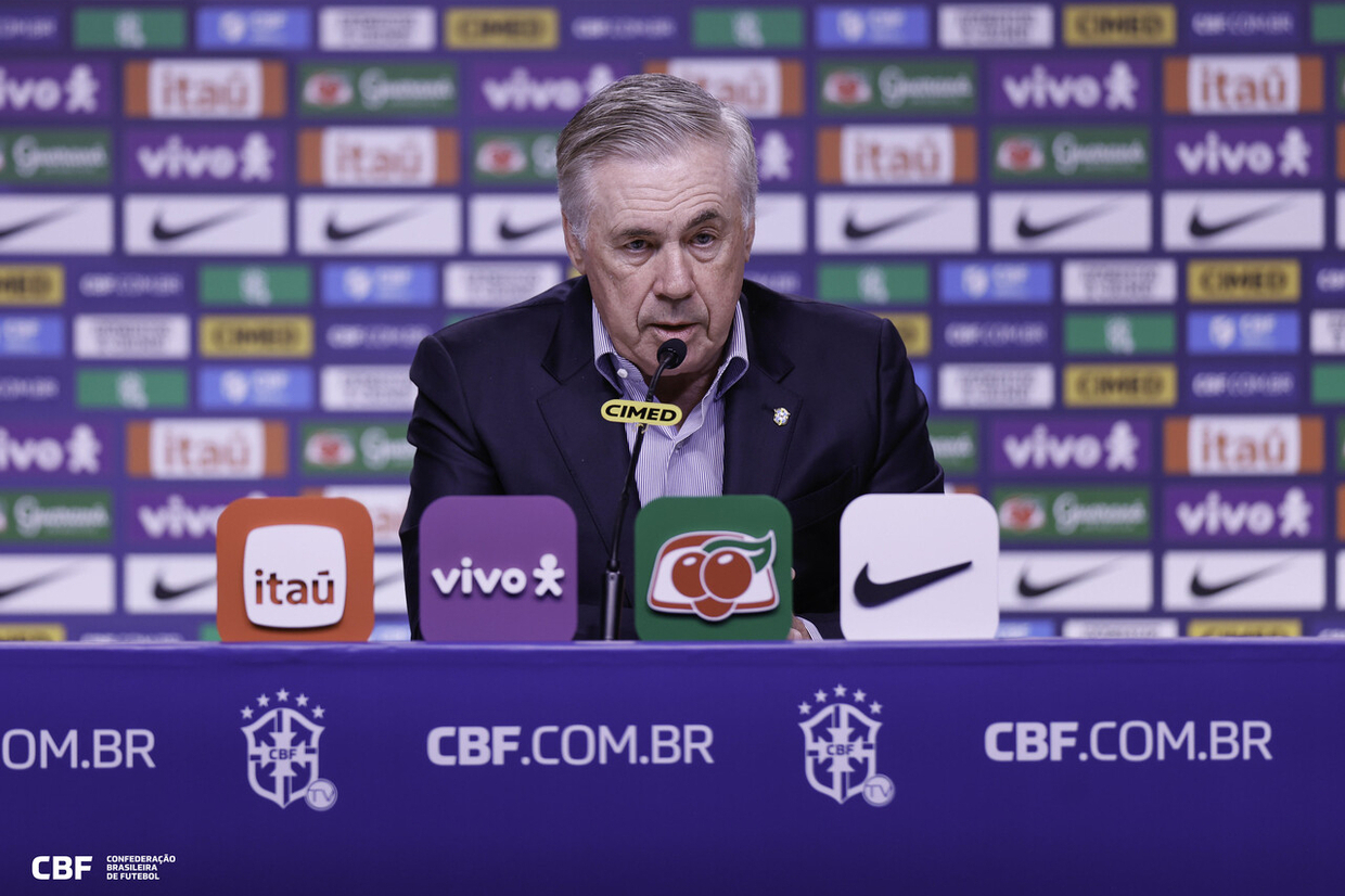 Com a volta de trio do Real Madrid e sem novidades do Brasileirão, Ancelotti convoca seleção