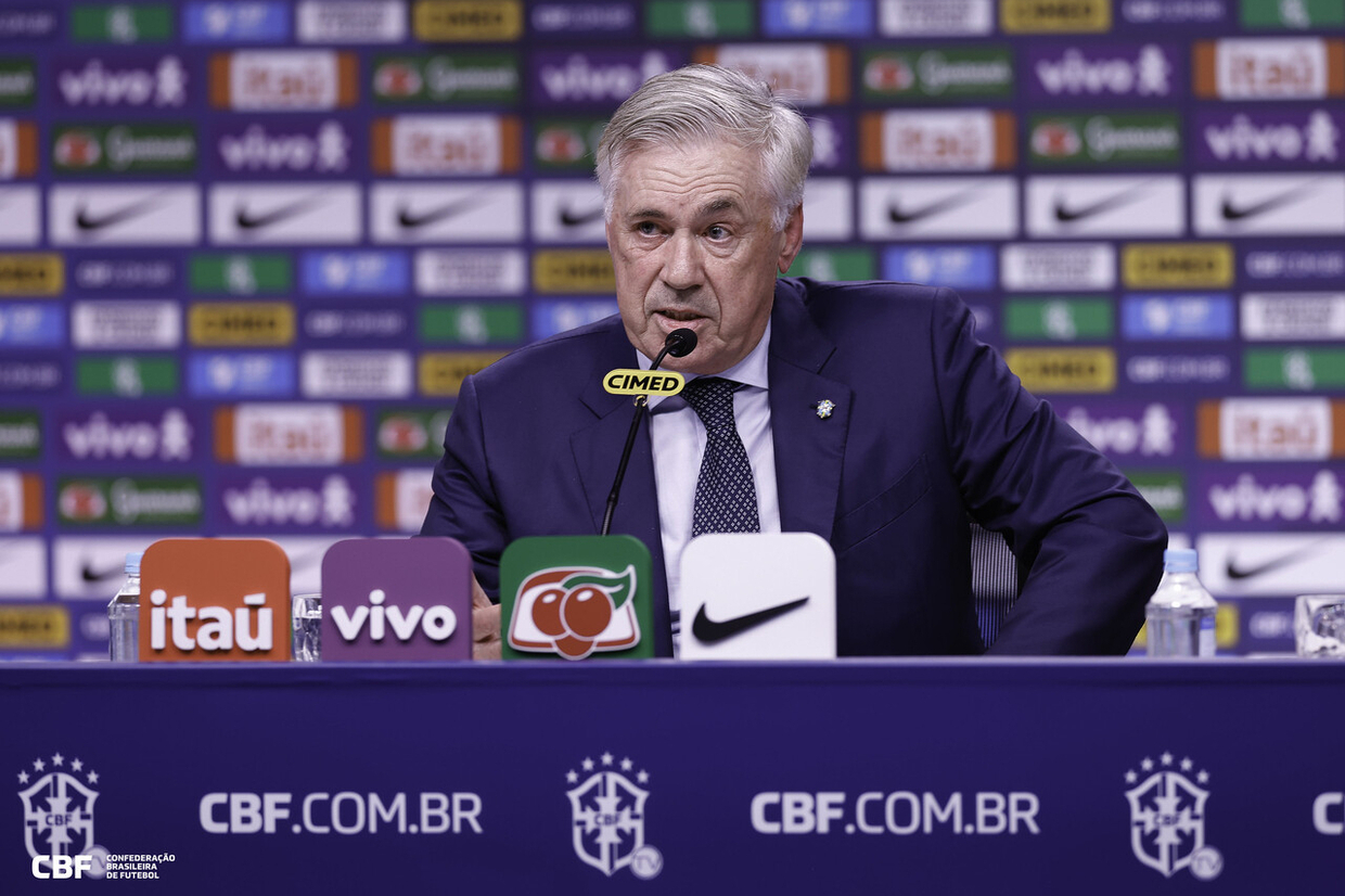 Com o retorno de trio do Real Madrid e sem novidades do Brasileirão, Ancelotti convoca seleção