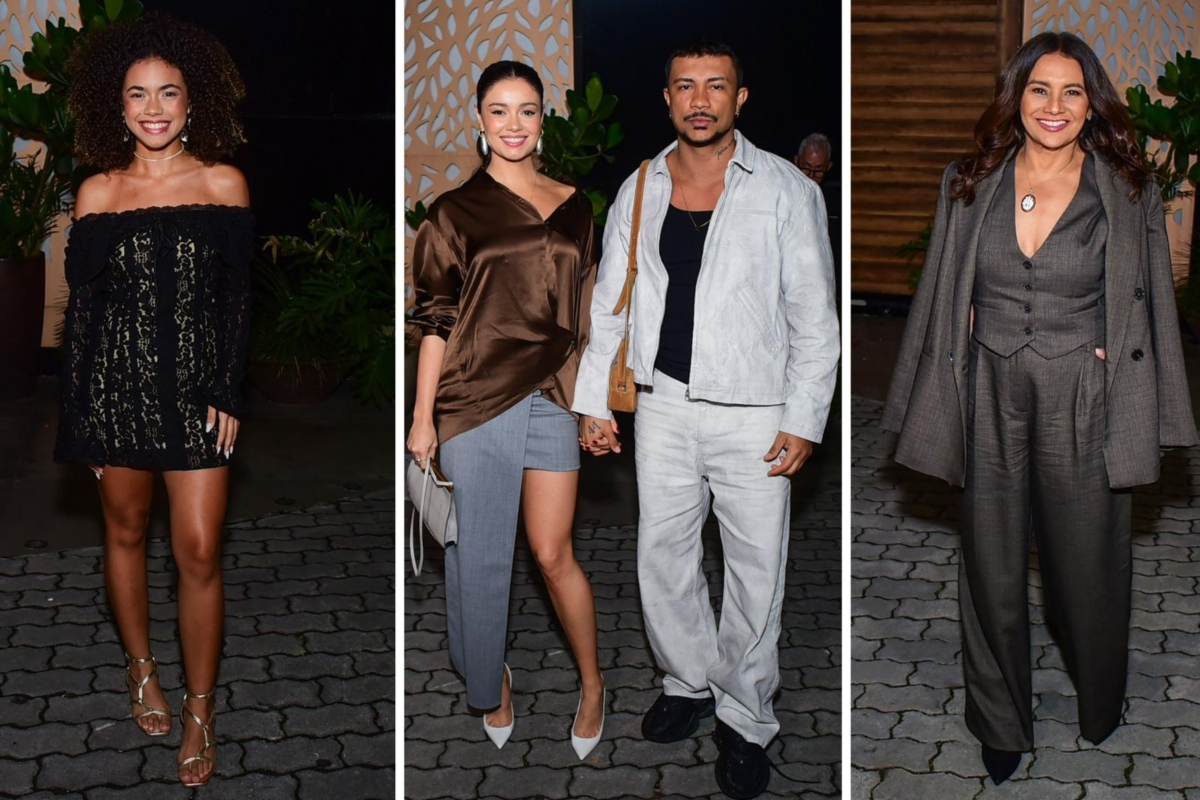 Elenco de ‘Três Graças’ se reúne para assistir estreia. Fotos!