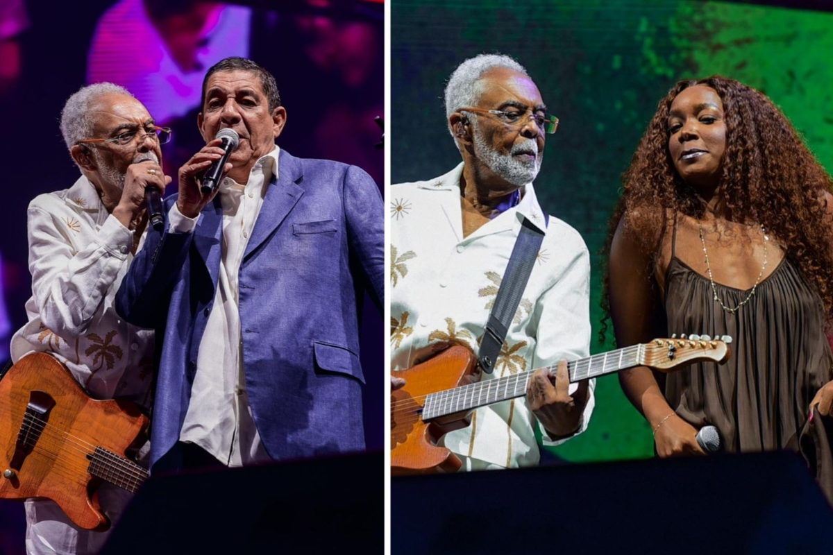 Turnê Tempo Rei: Gilberto Gil recebe IZA e Zeca Pagodinho