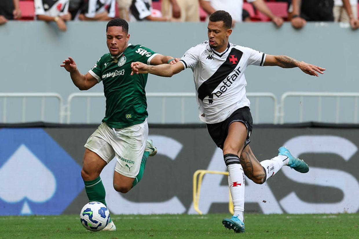Vasco coloca invencibilidade à prova contra o Palmeiras, seu atual maior algoz