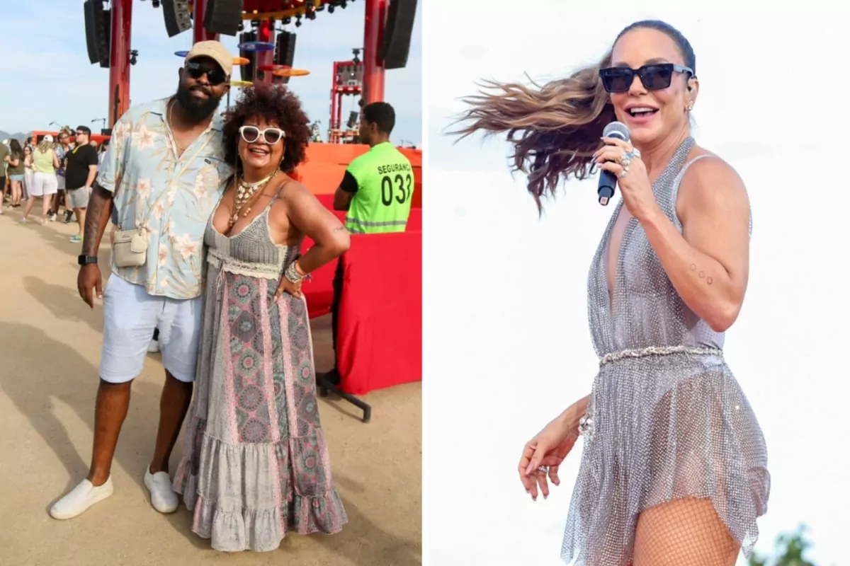 Babi Cruz, viúva de Arlindo, curte o ‘Ivete Clareou’ com o namorado