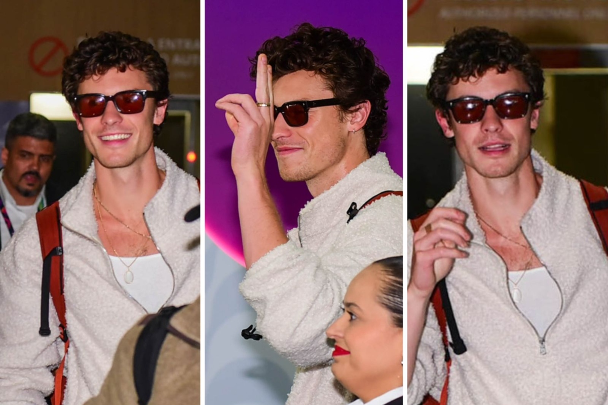 Shawn Mendes chega ao Rio para participar do Earthshot Prize