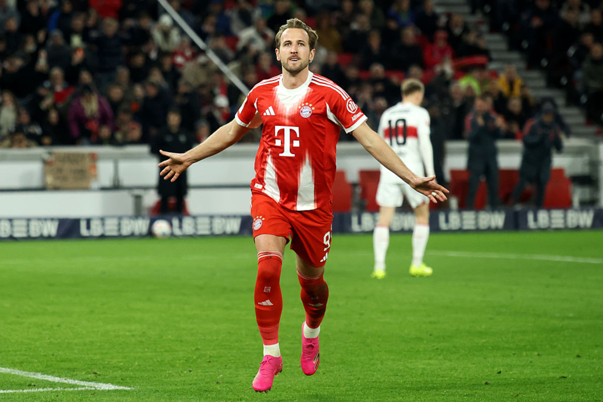 Bayern atropela o Sttutgart com hat-trick de Kane e segue sem dar brechas na Bundesliga