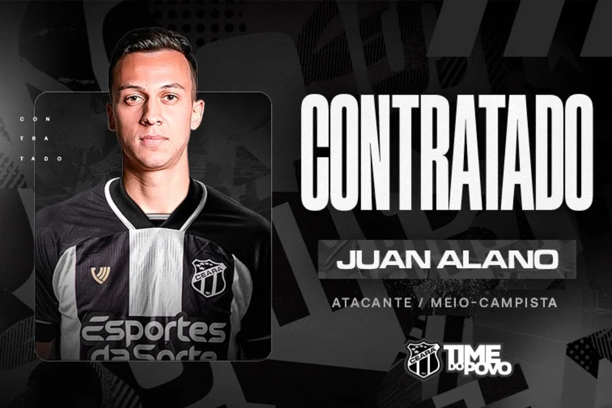 Ceará anuncia a contratação de Juan Alano