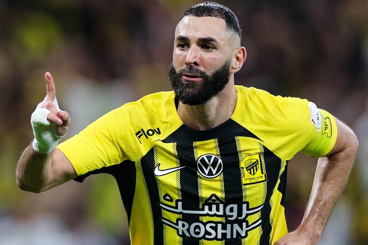 Com futuro em aberto, Benzema empilha gols em grande sequência pelo Al-Ittihad