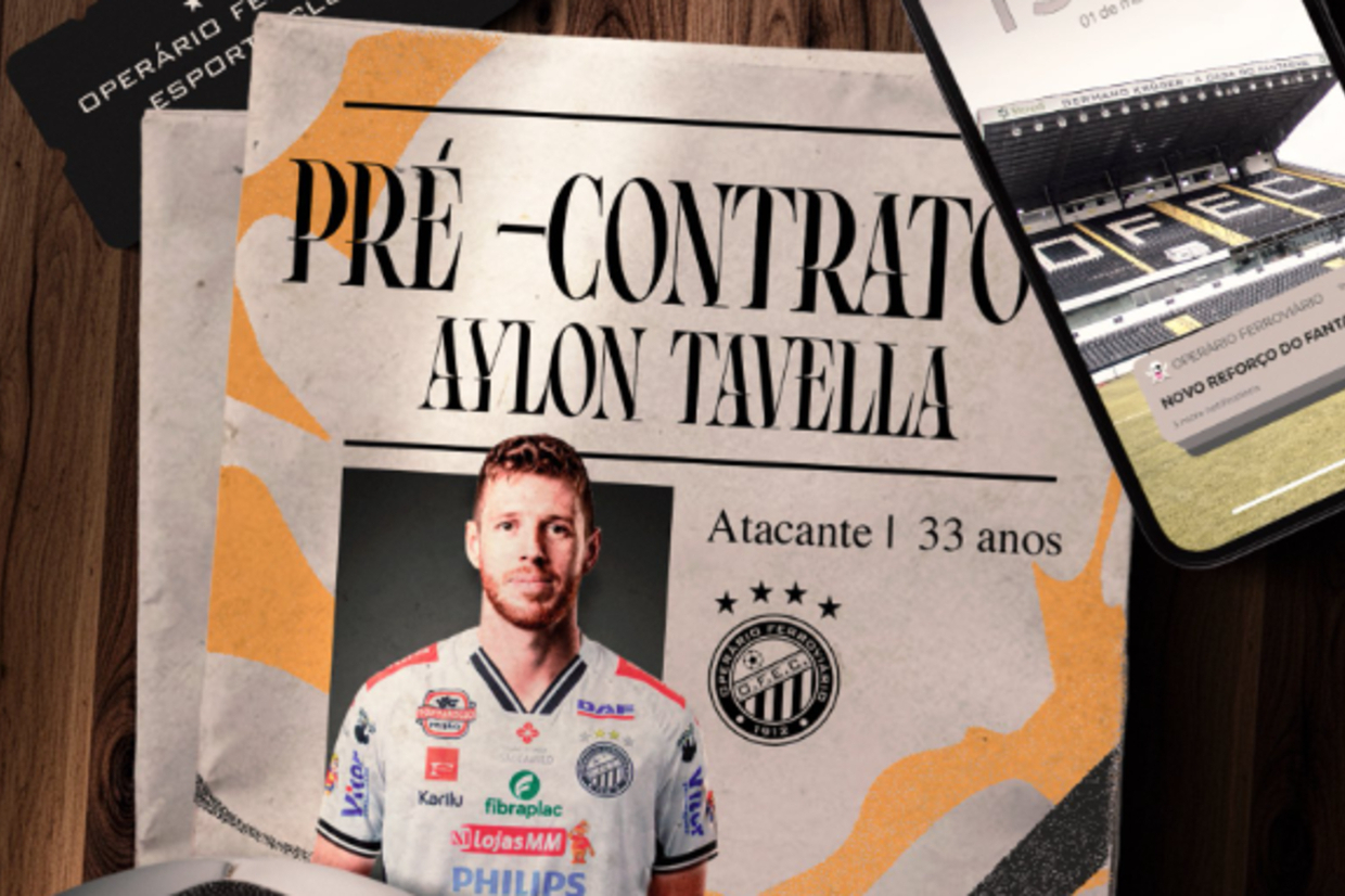 Ex-Inter e Ceará, Aylon jogará no Operário