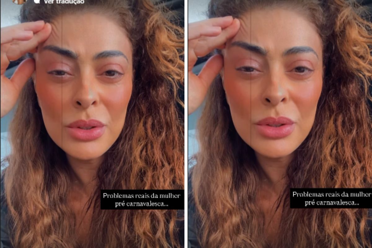 Juliana Paes relata preguiça de treino pré-carnaval