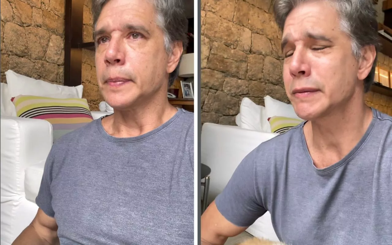 Márcio Garcia chora a morte de seu cachorro