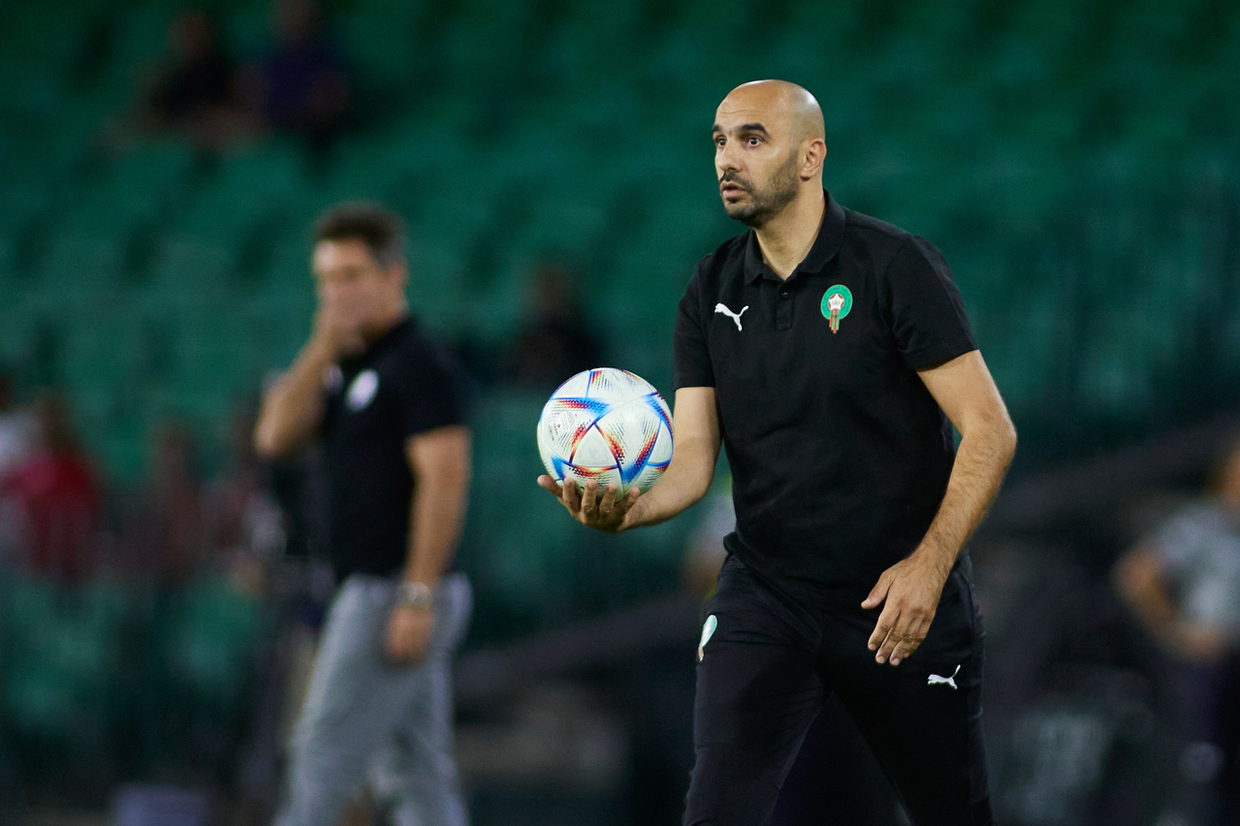Técnico de Marrocos comenta sobre duelo contra Brasil na Copa: 'Um sonho'