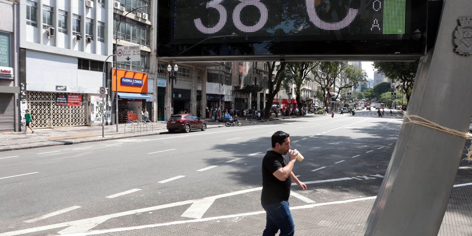 Temperatura em São Paulo chega a 37,2ºC e bate recorde para dezembro