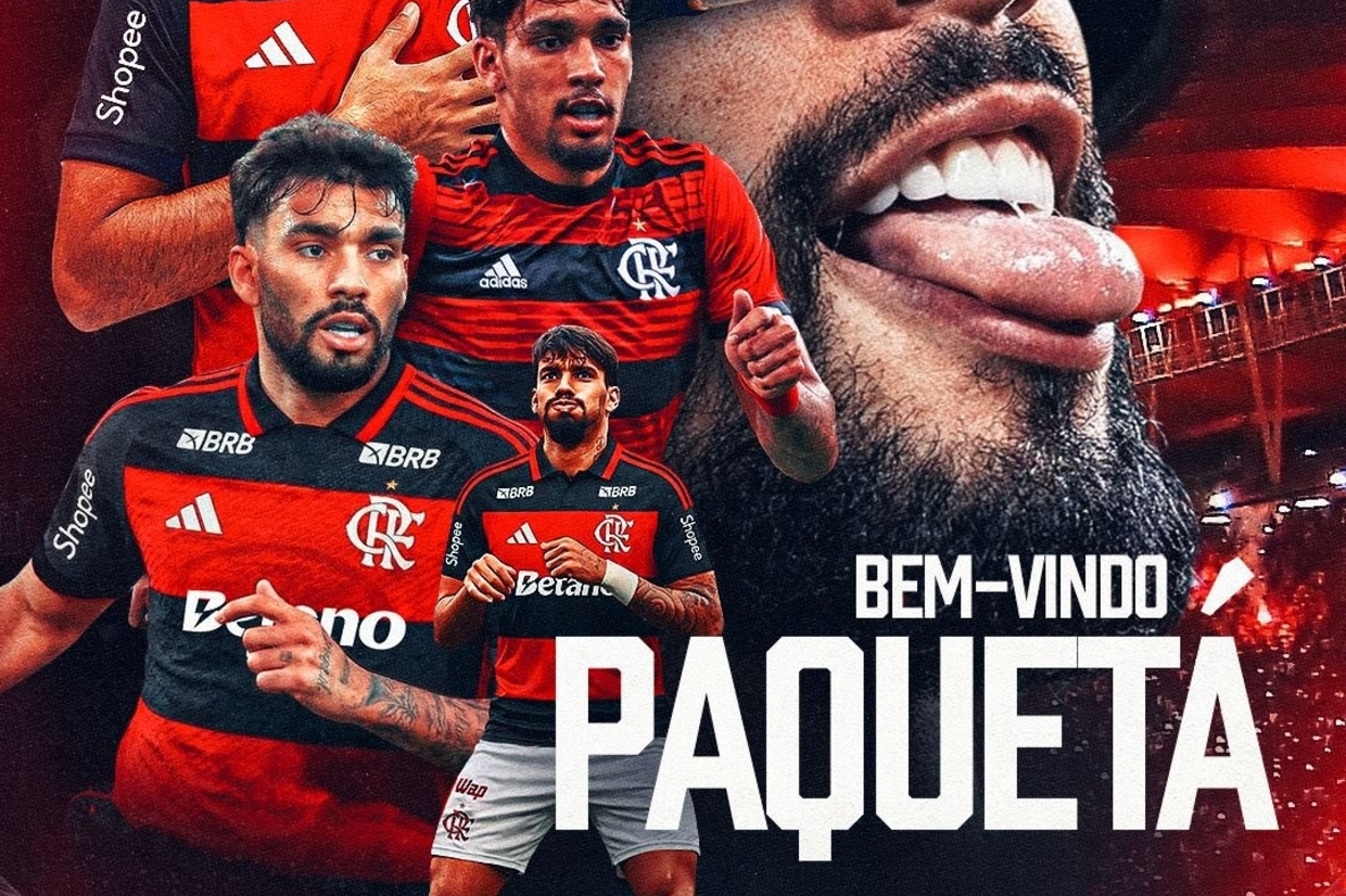 Após recepção no Rio, Paquetá, enfim, é anunciado pelo Flamengo
