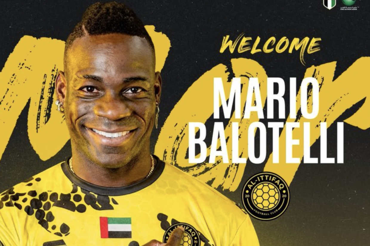 Balotelli terá primeira experiência no futebol árabe