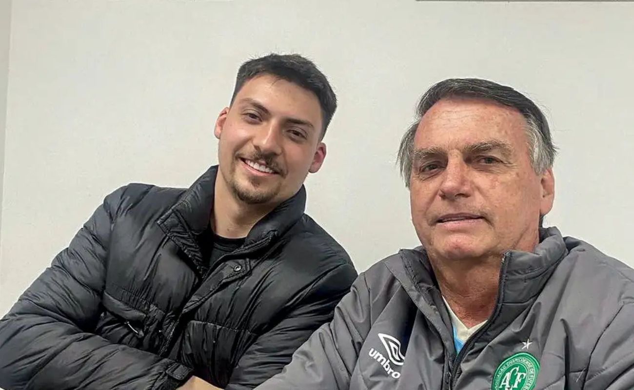Jair Renan Bolsonaro engajou na caminhada por Liberdade em Balneário Camboriú