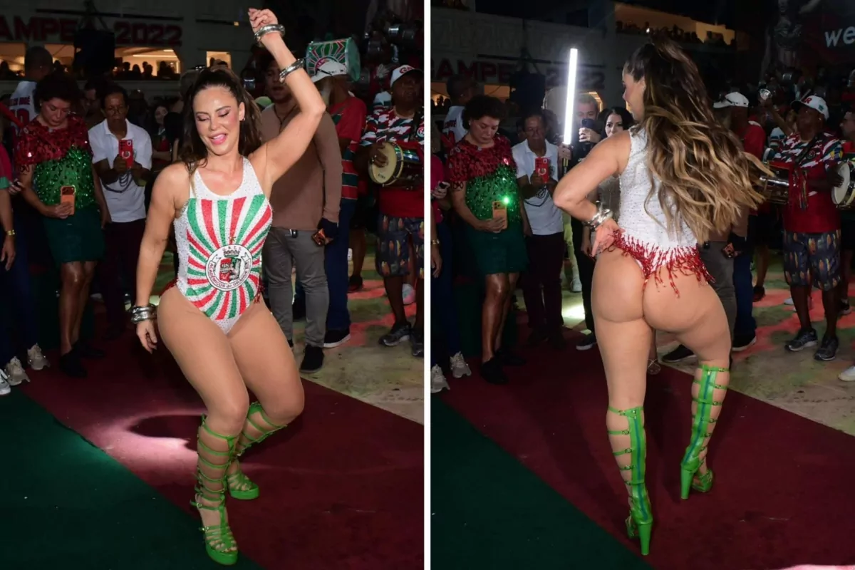 Rainha de honra! Paolla Oliveira volta à Grande Rio
