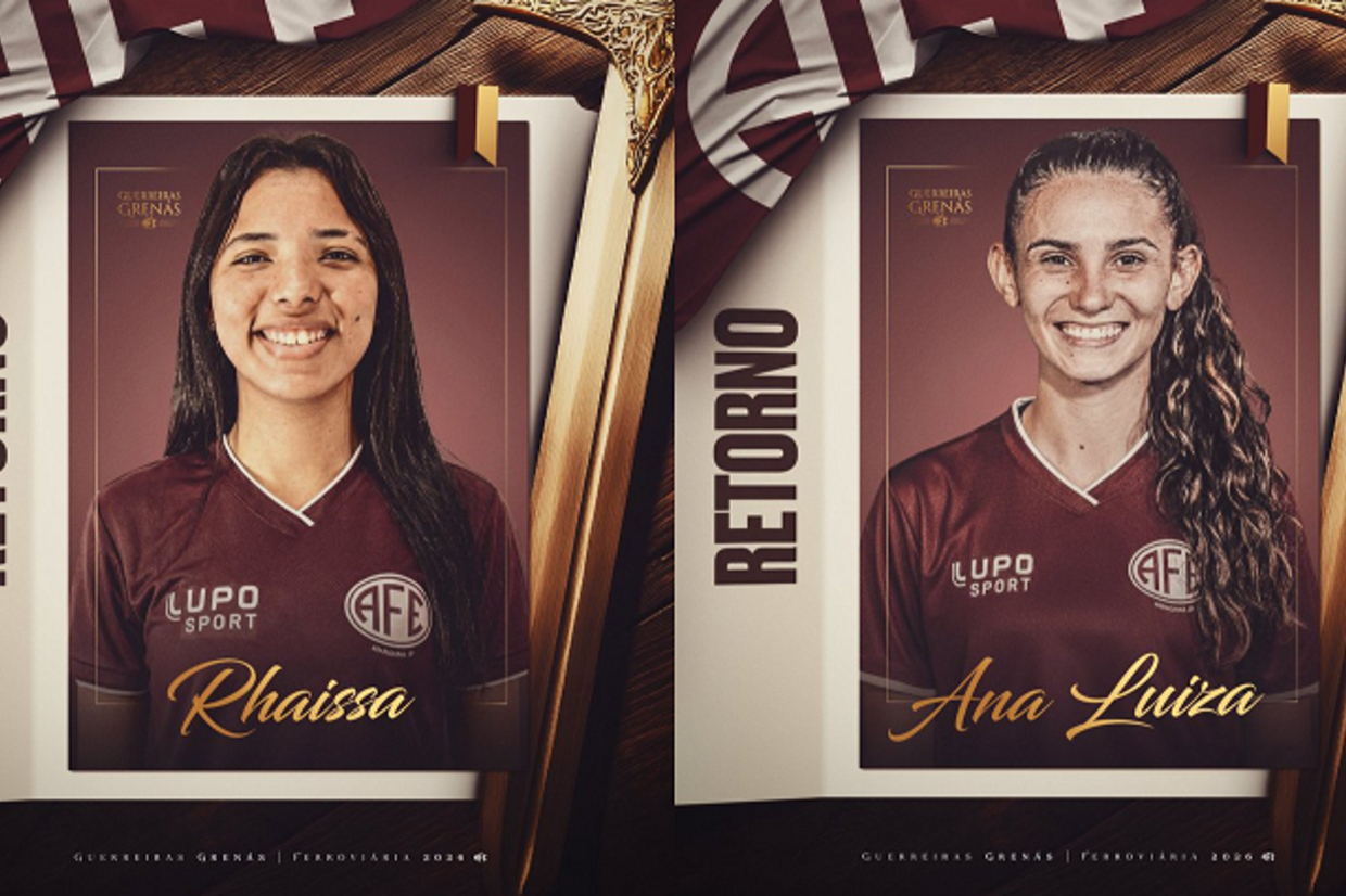 Rhaissa e Ana Luíza retornam à Ferroviária para 2026