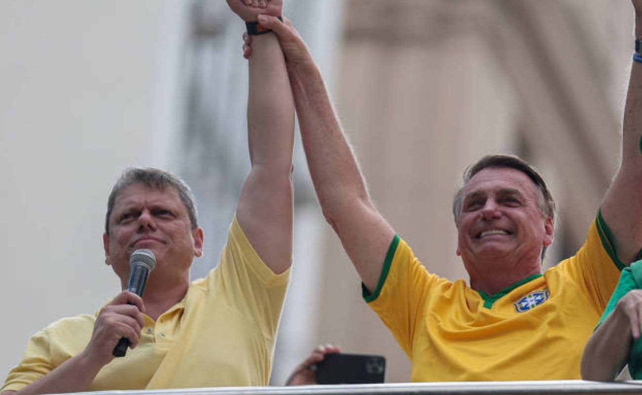 Tarcísio esteve com Bolsonaro nesta quinta-feira
