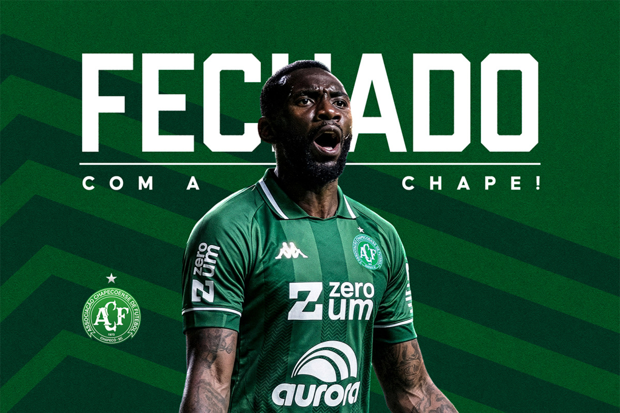 Yannick Bolasie segue no Brasil para defender a Chape