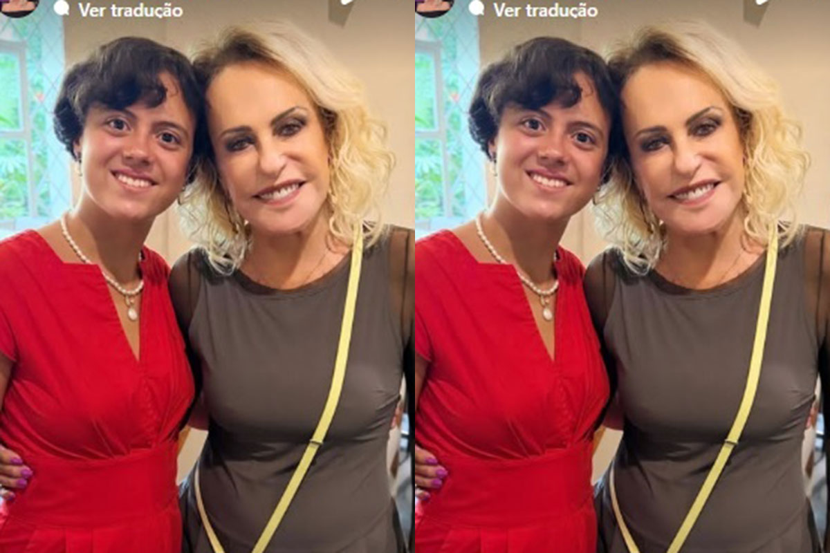 Ana Maria Braga celebra aniversário da neta com foto rara