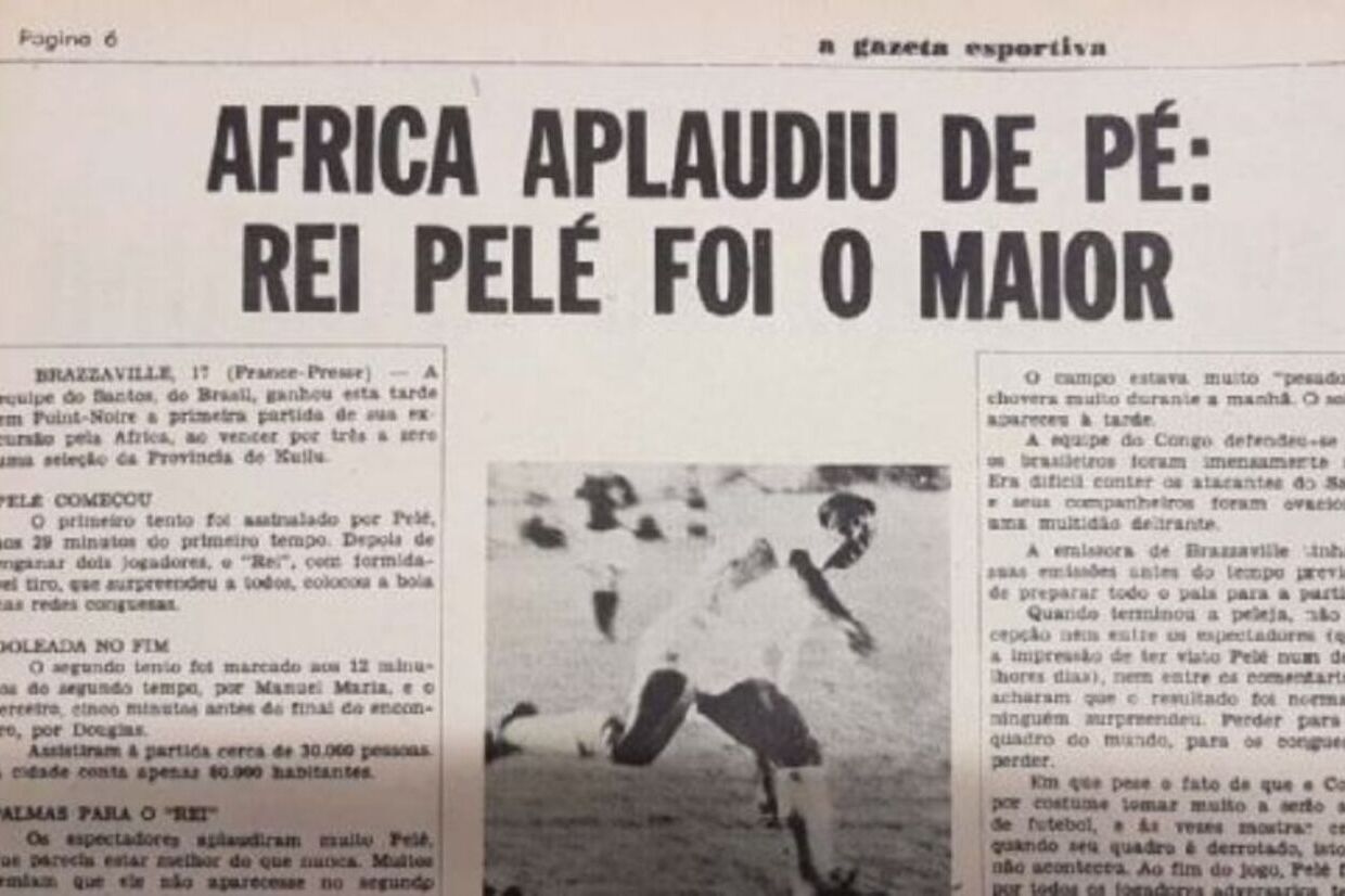 Há 57 anos, uma guerra parou na Nigéria para ver Pelé jogar; Relembre a história
