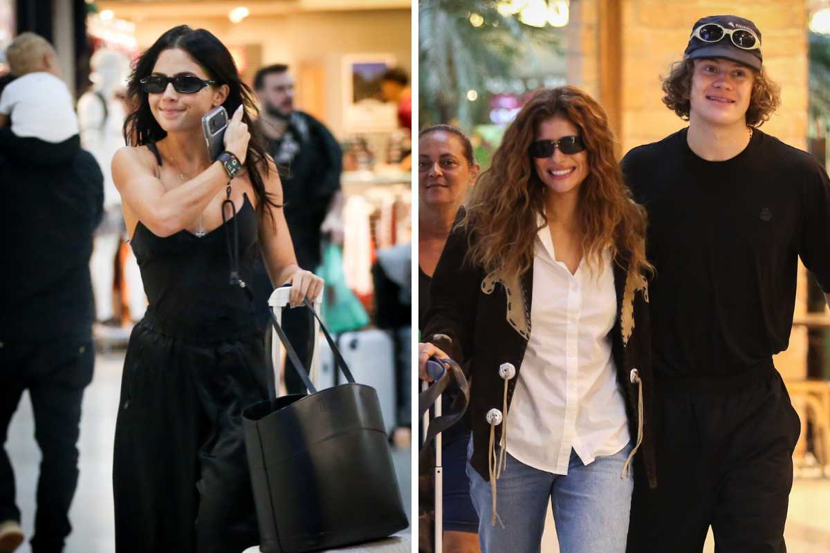 Isadora Cruz e namorado dividem aeroporto com Jade Picon