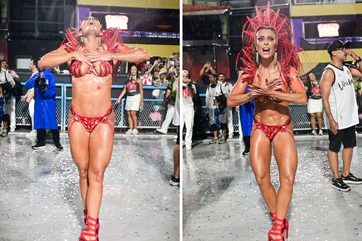 Juliana Paes arrebata a Sapucaí em ensaio da Viradouro