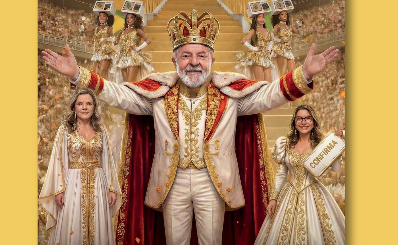 Na Sapucaí, Povo manda recado para Lula