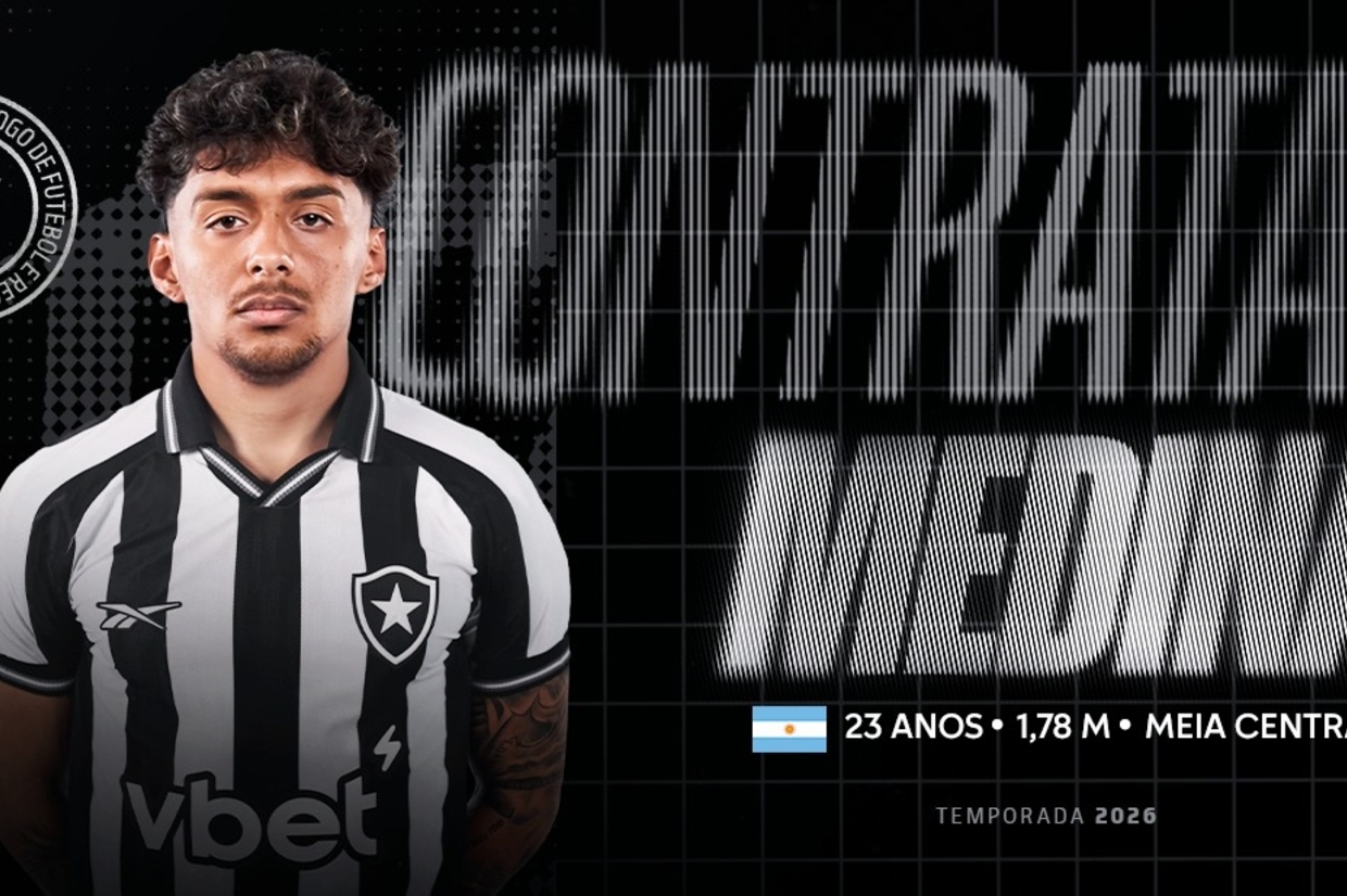 Oficial: Cristian Medina é o novo jogador do Botafogo