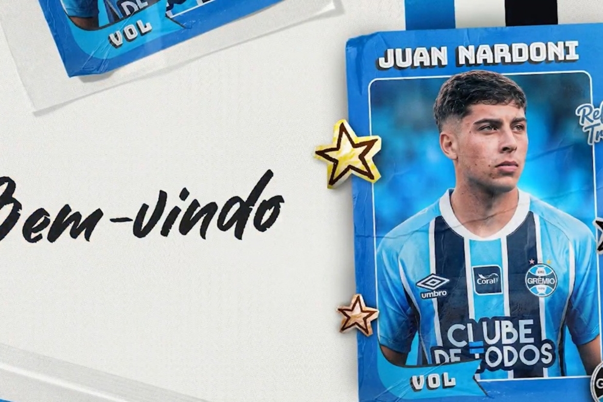 Oficial: Grêmio garante contratação do argentino Juan Nardoni