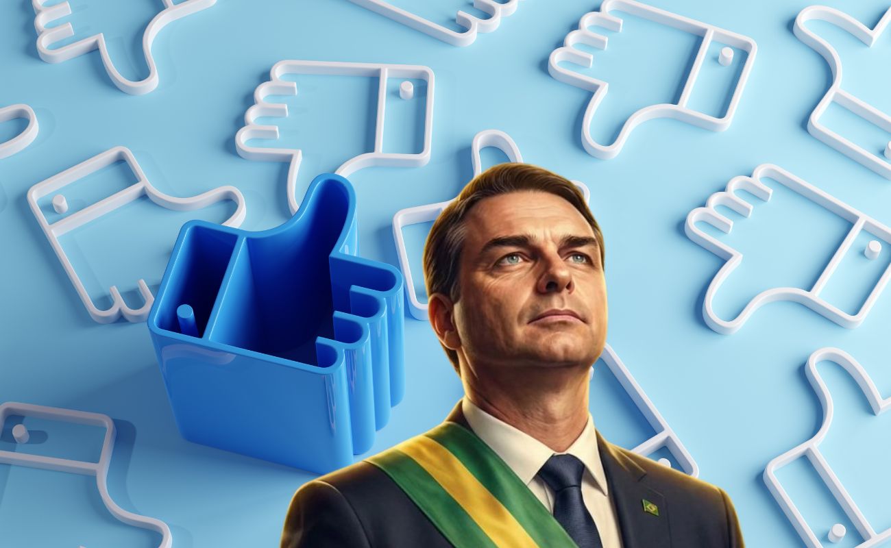 Pesquisa pode mostrar Flávio à frente de Lula pela primeira