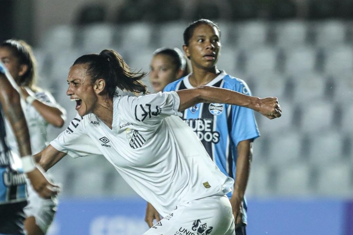 Santos volta à Elite do Brasileirão Feminino com vitória contra o Grêmio