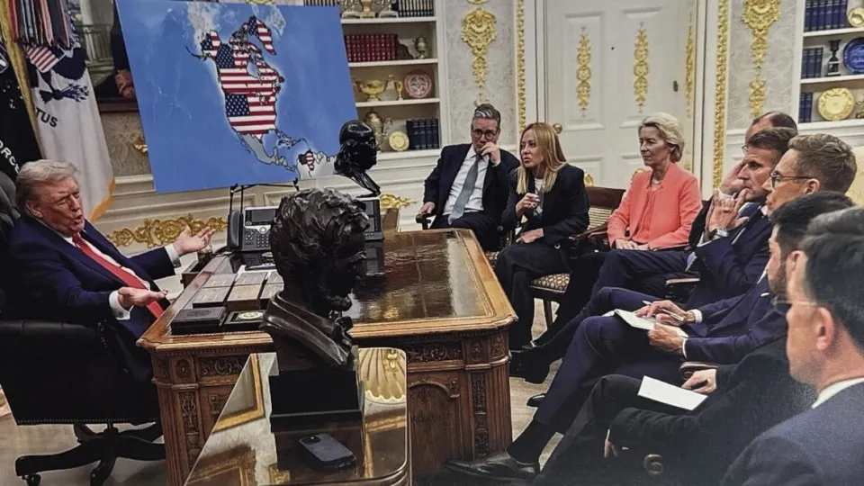 Trump irrita líderes europeus ao postar imagem com IA sobre a Groenlândia