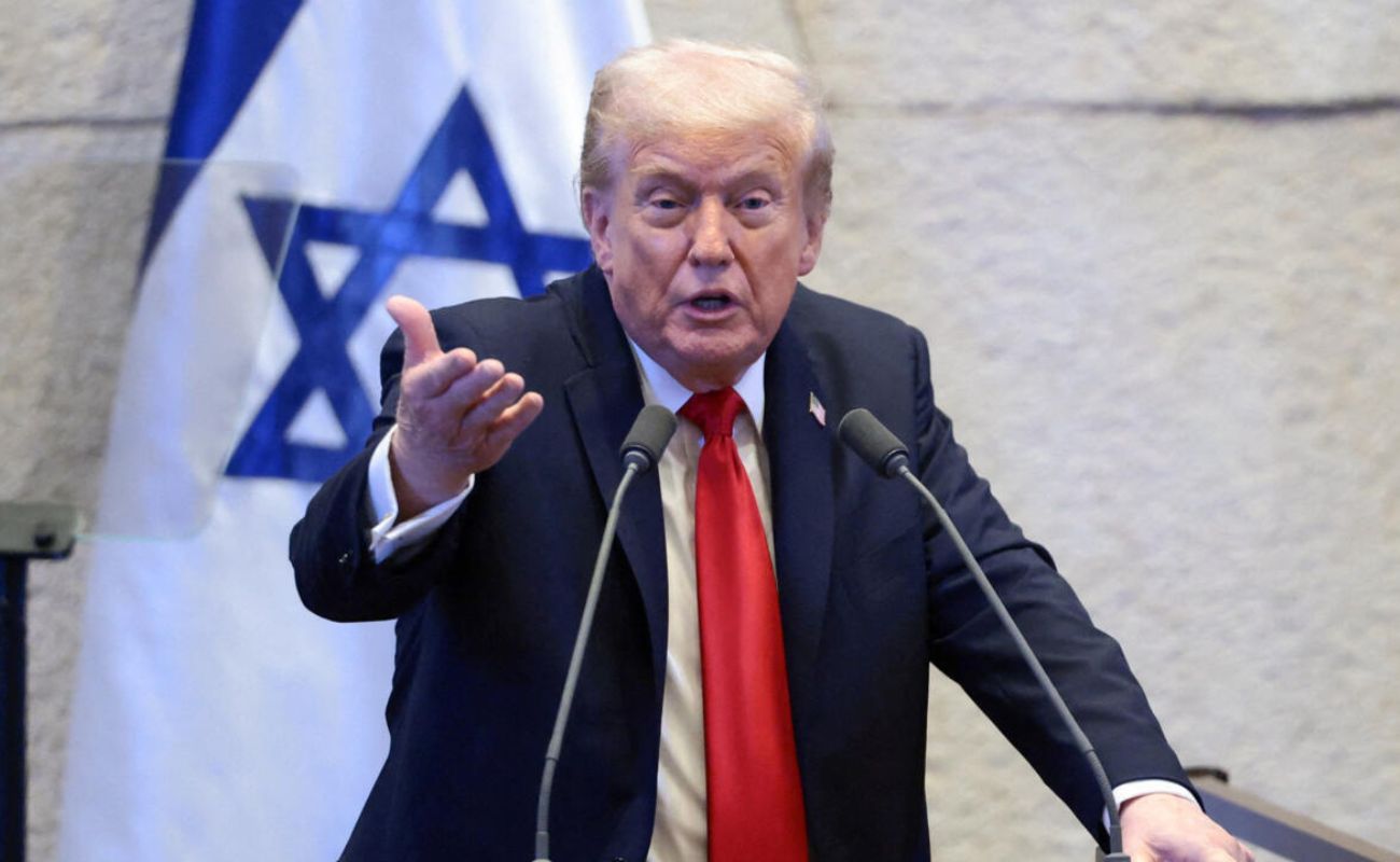 Trump tem aprovação entre a população de Israel.