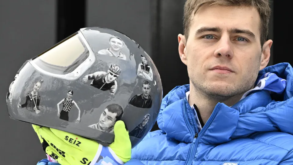 Ucraniano é banido dos Jogos Olímpicos de Inverno por causa do capacete