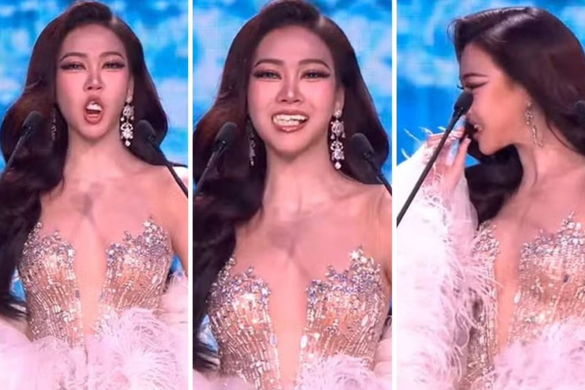 Candidata perde dentes no palco em concurso de miss