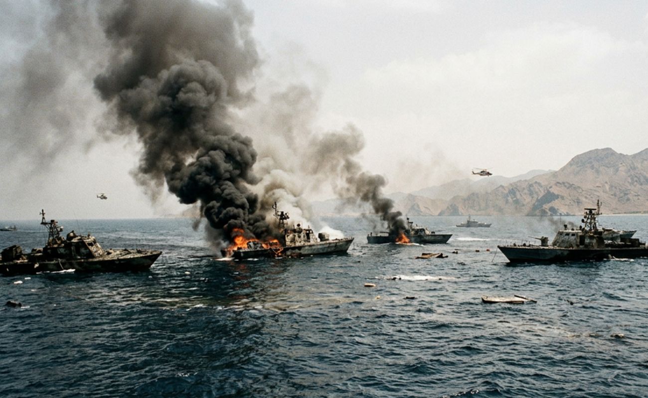 EUA eliminam presença naval iraniana no Golfo de Omã