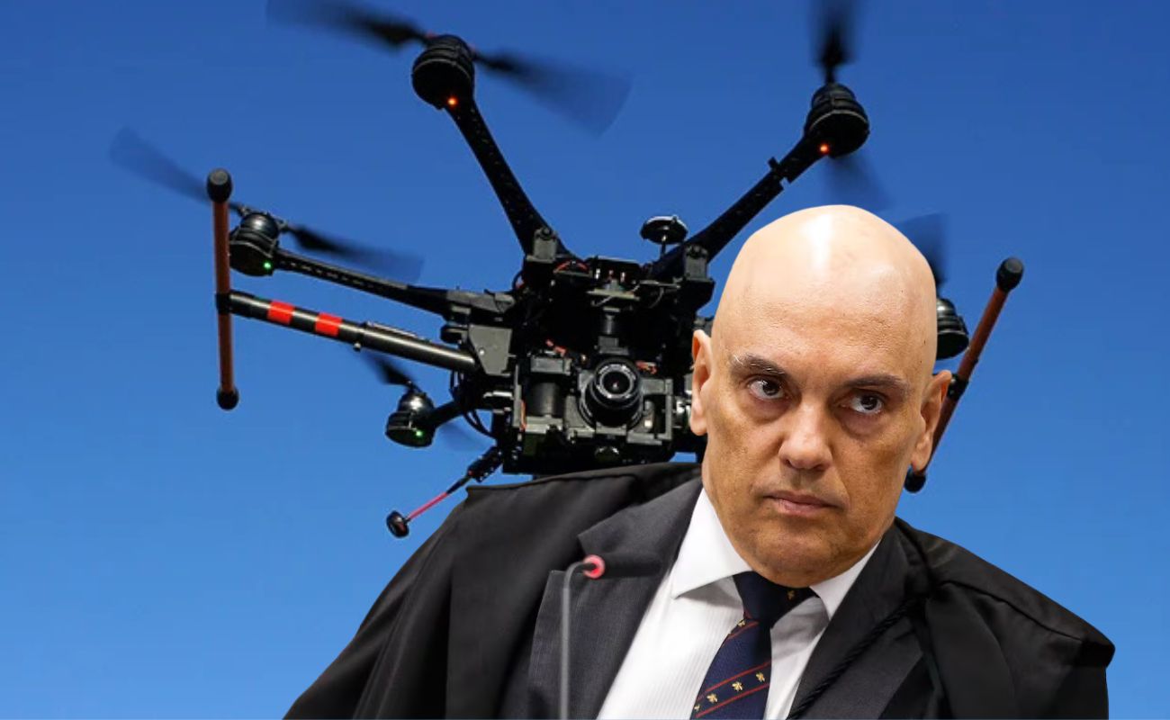 Moraes autoriza abate imediato pela PM de drones na casa de Bolsonaro