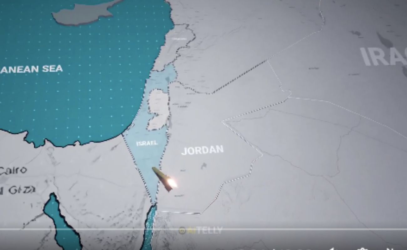 Rebeldes lançam míssil hipersônico Palestine II contra Israel a 1.600 km de distância