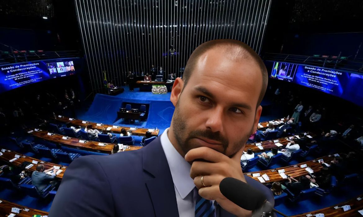 Senado aprova criminalização da misoginia como crime de racismo, Eduardo Bolsonaro se manifesta