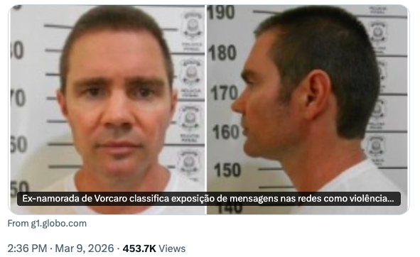 Vorcaro se fere ao socar a parede na prisão