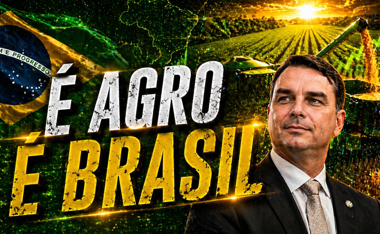 AGRO não é vilão, AGRO é solução, disse Flávio Bolsonaro