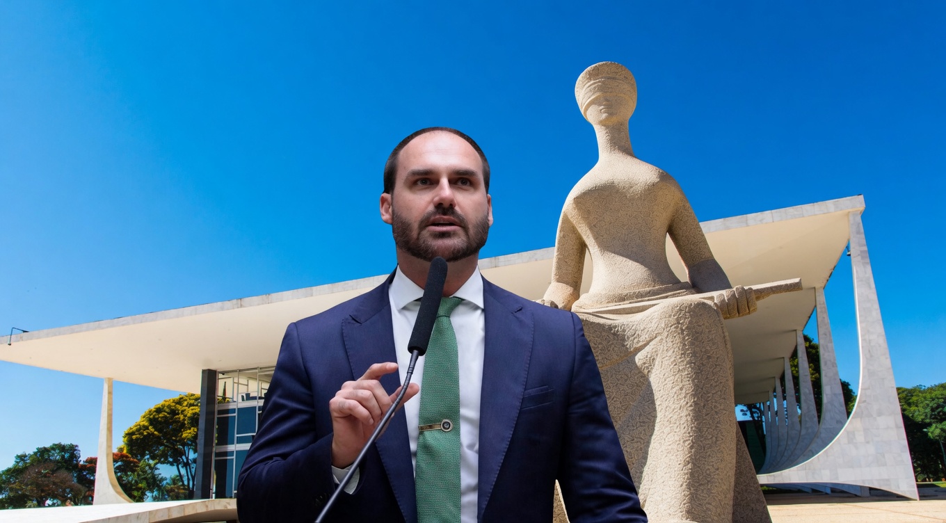 Cármen Lúcia segue Moraes e vota pela condenação de Eduardo Bolsonaro por tuíte de 2021