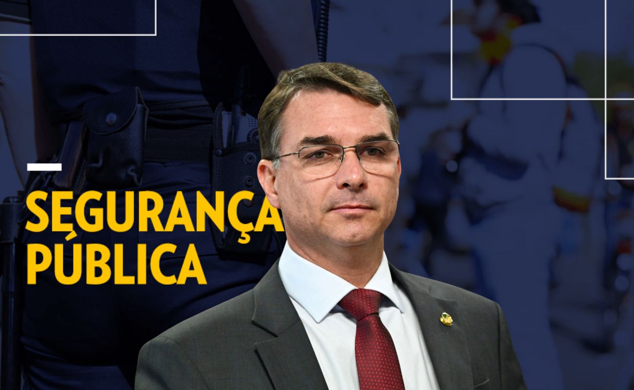Flávio promete ser radical na segurança pública