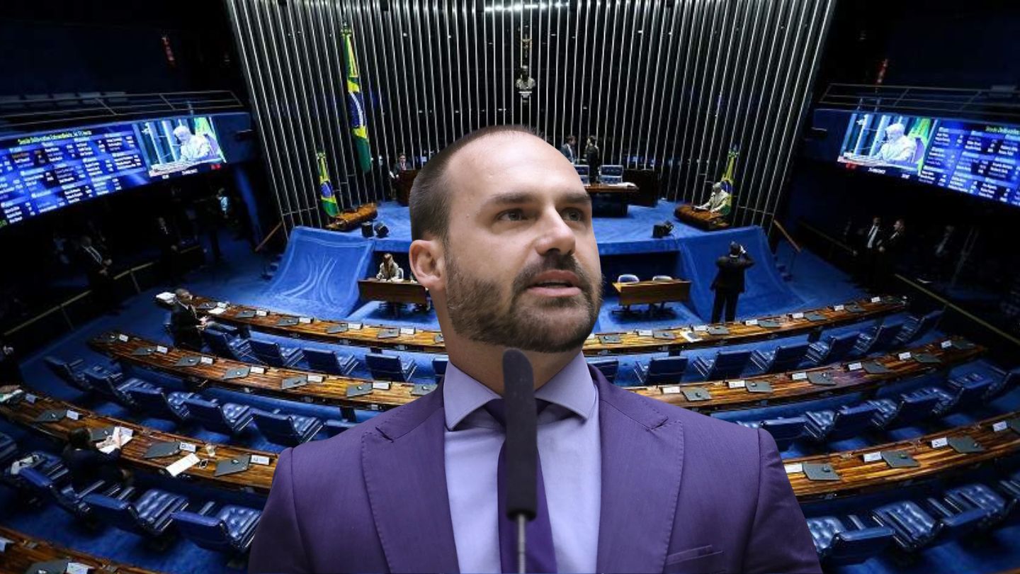 PL avalia Eduardo Bolsonaro como suplente de André do Prado na disputa pelo Senado em SP