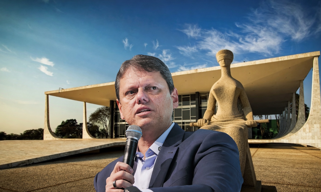 Tarcísio afirma que Flávio pode vencer a eleição presidencial no 1º turno e critica atuação do STF