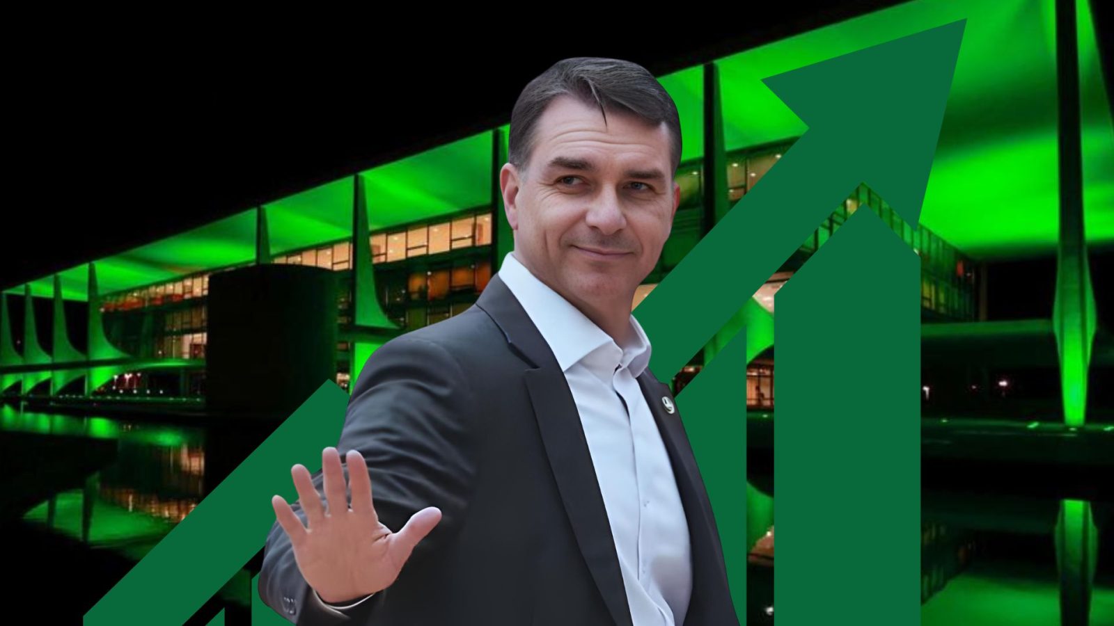 71,5% dos Brasileiros apoiam o pré-candidato Flávio Bolsonaro