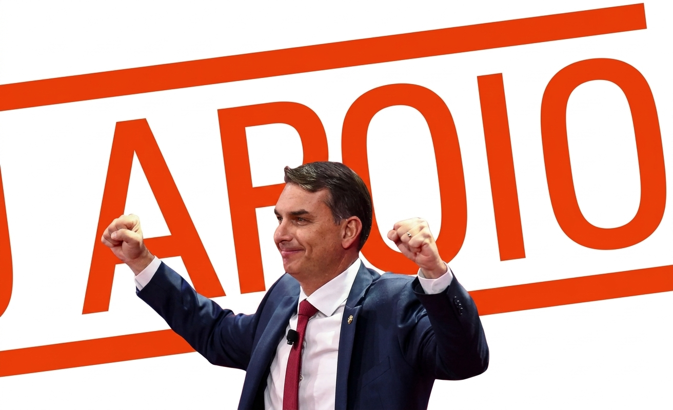 88% dos eleitores de Flávio Bolsonaro querem que ele siga na corrida presidencial