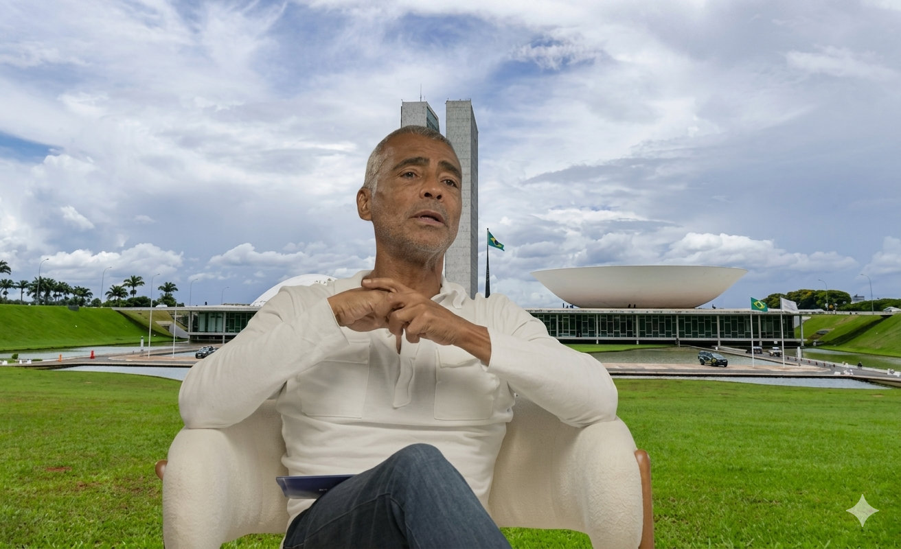 Contas de Romário bloqueadas por dívida de R$ 33 mil, mas o saldo Zerado