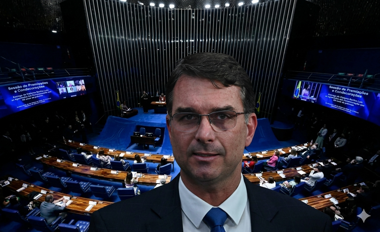 Flávio critica Lula e o aponta como pai dos maiores escândalos de corrupção do Brasil